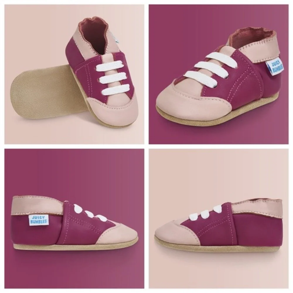 Juicy‎ Bumbles Soft Leather Baby Girl Shoes Size 2